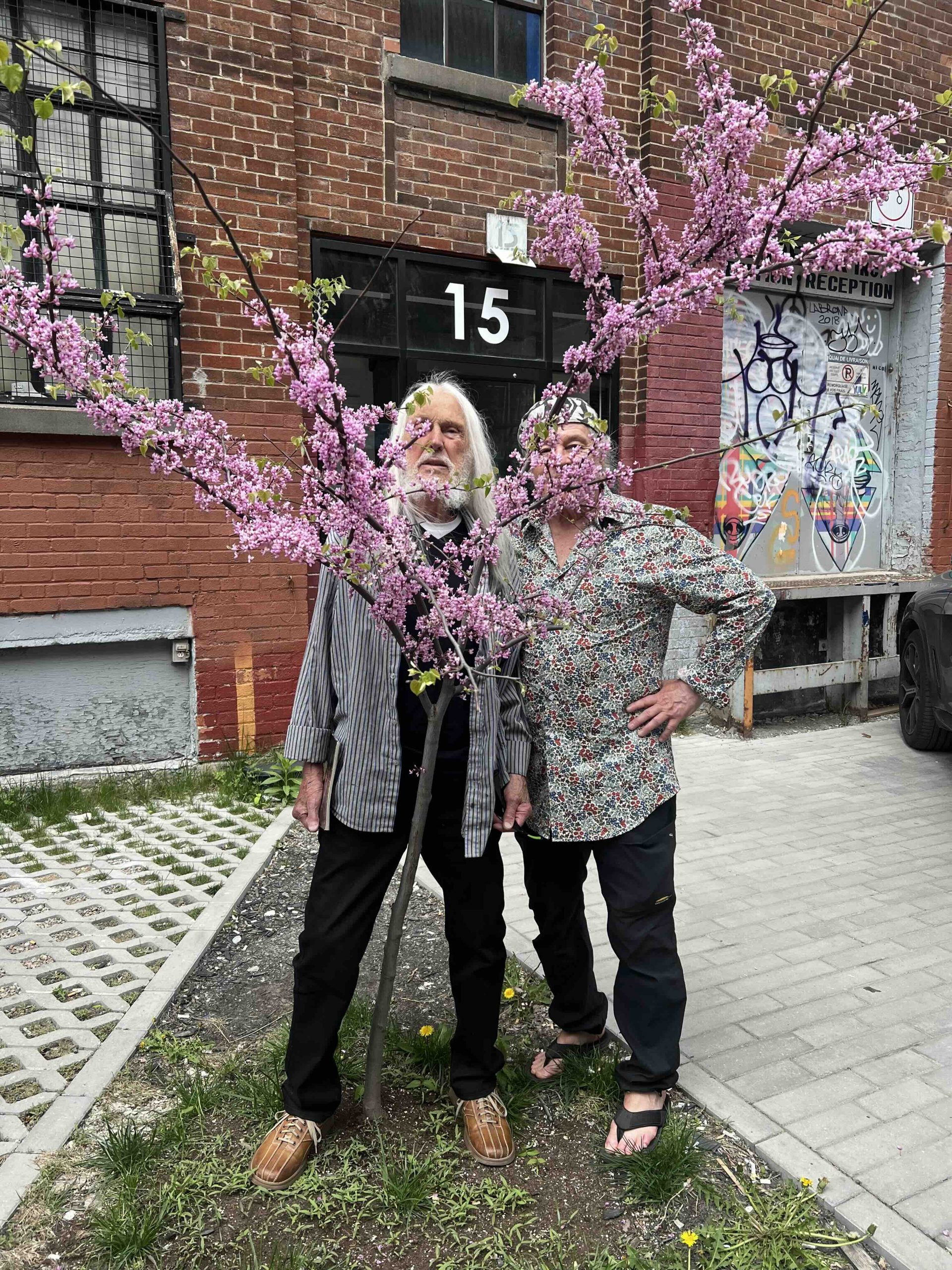 Armand Vaillancourt and Guy Sioui Durand, spring 2025